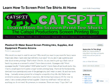 Tablet Screenshot of howtoscreenprintshirts.com